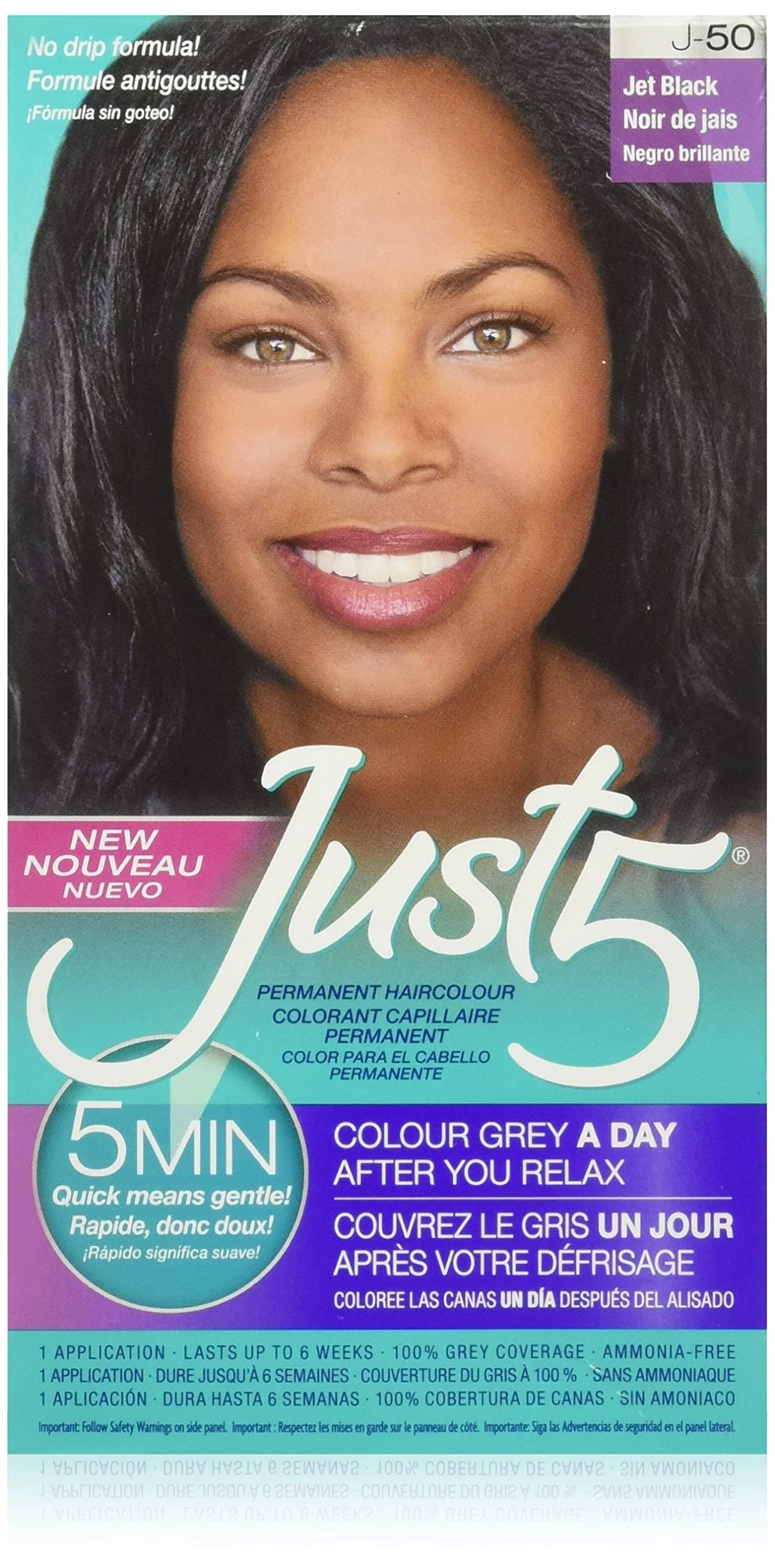 World-Class Just 5 Color Jet Black J-50 3 Pack High-Grade