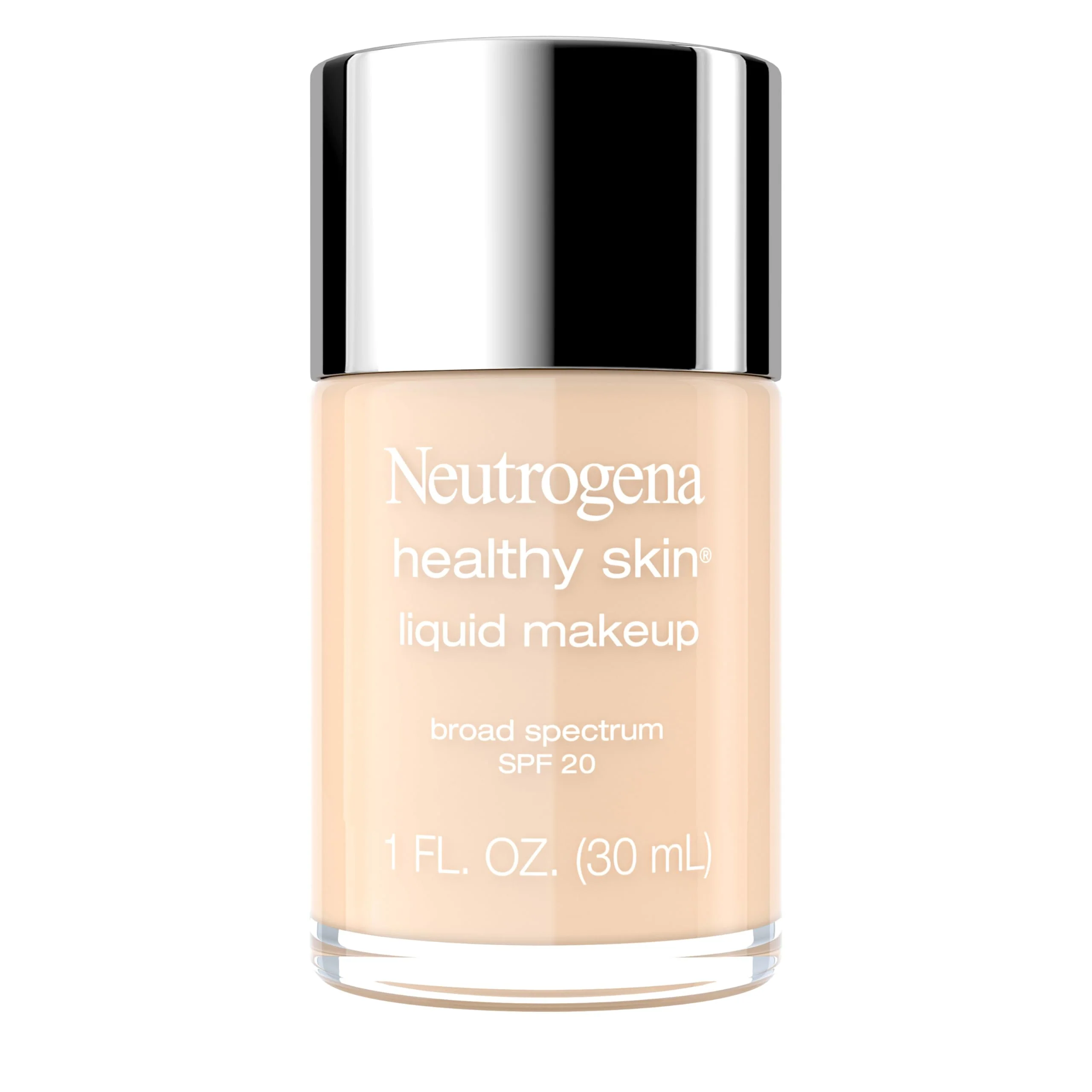 Crafted Neutrogena Healthy Skin Liquid Foundation Makeup with Broad Spectrum SPF 20 Sunscreen Lightweight Medium Coverage Makeup with Sunscreen Unique