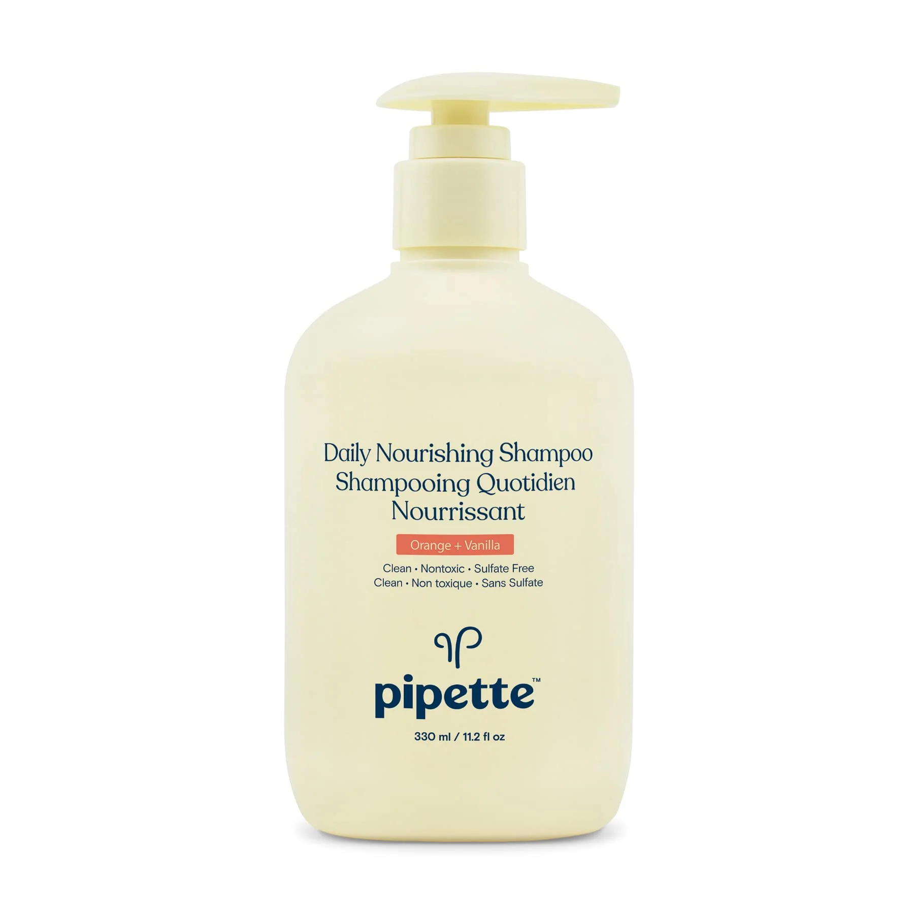 Premium Pipette Daily Nourishing Shampoo - Tear Shampoo for Kids Adds Natural