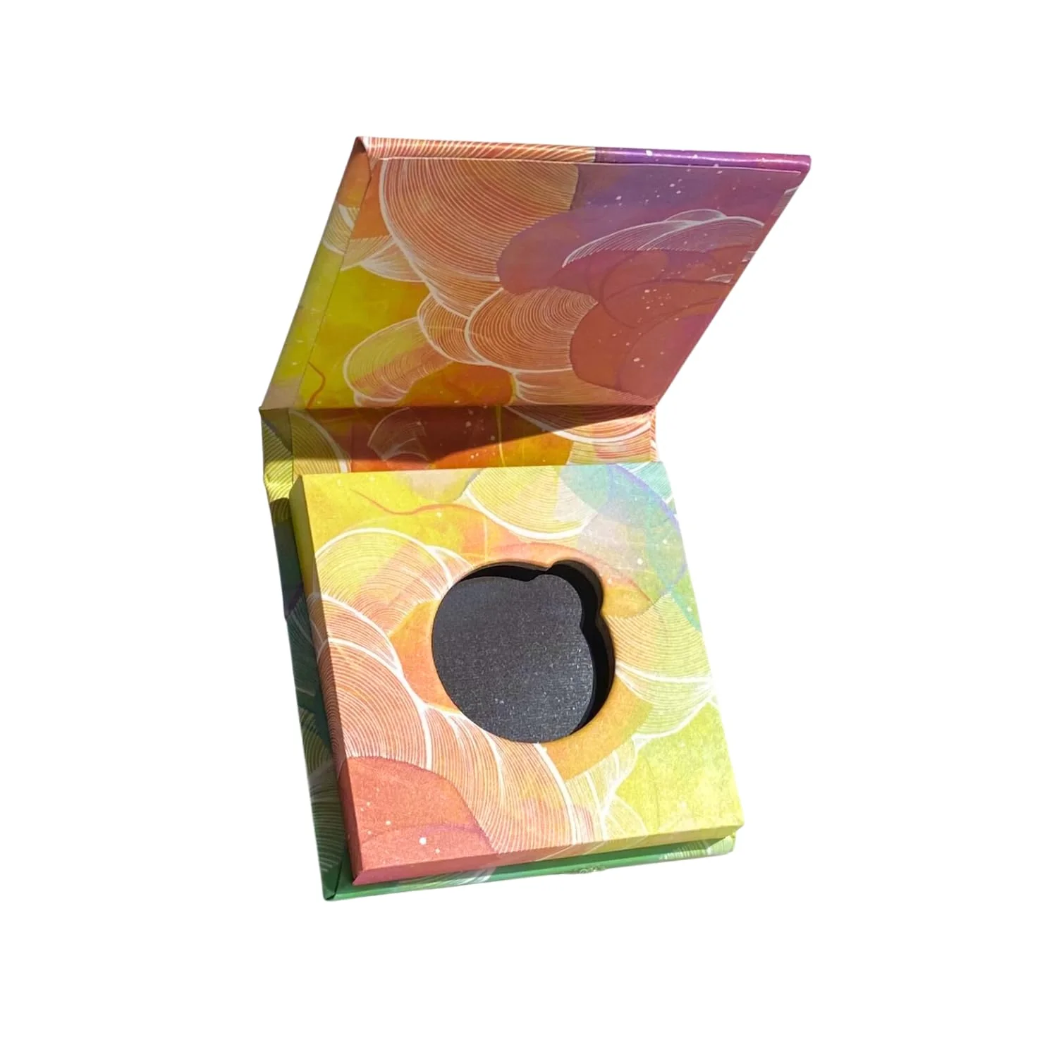 Organic Honeybee Gardens Refillable Eye Shadow Compact Single Customizable Empty Cosmetic Case 26mm Pan Compatible Certified