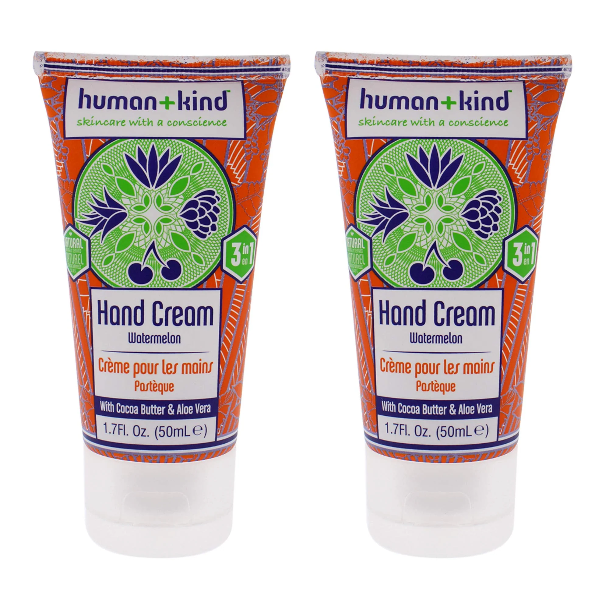 Selected Human Kind Hand-Elbow-Feet Cream - Watermelon Unisex 1.7 oz - Pack of 2 Classic