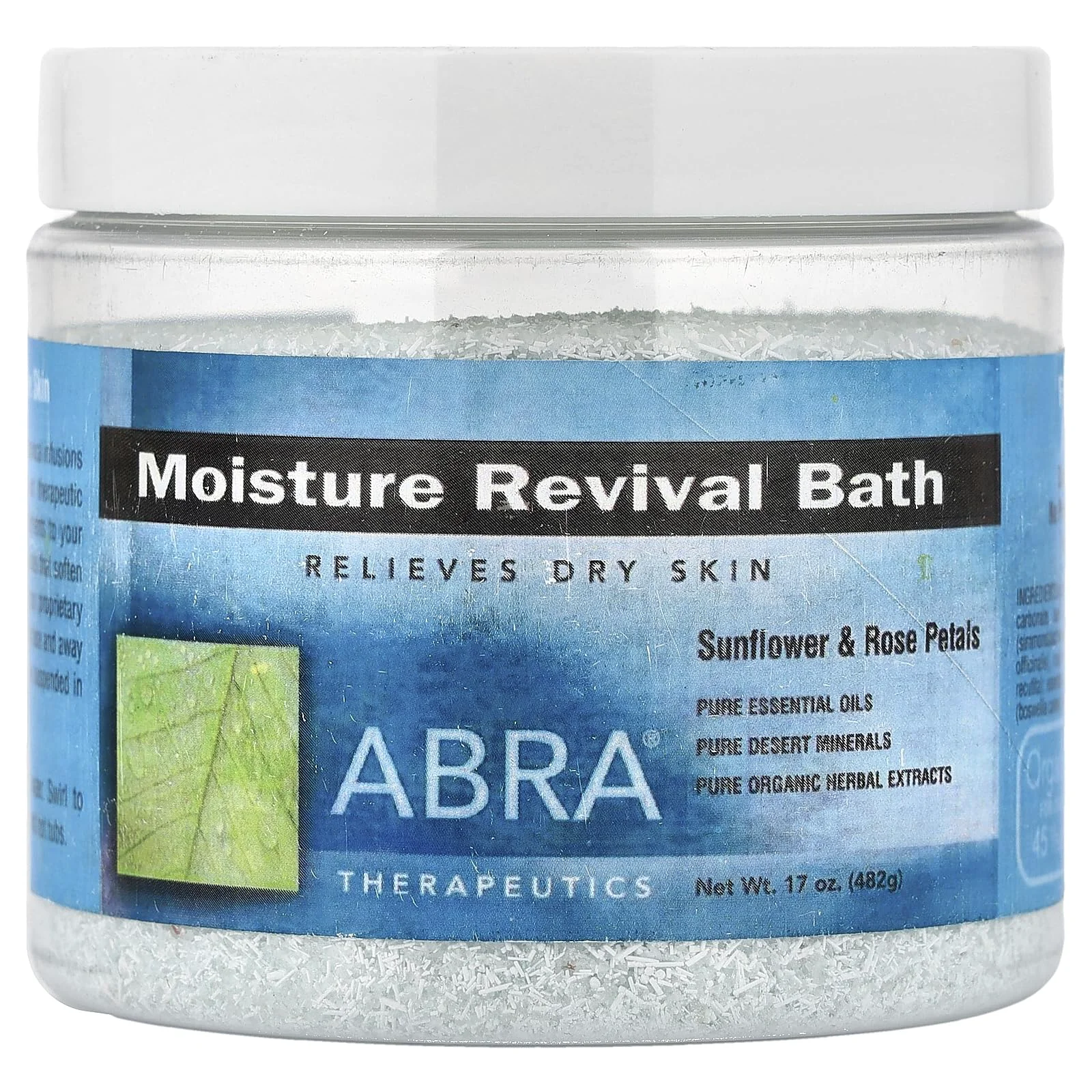 Modern Moisture Revival Bath-Sunflowers Rose Petals Abra Therapeutics 17 oz Powder Pure