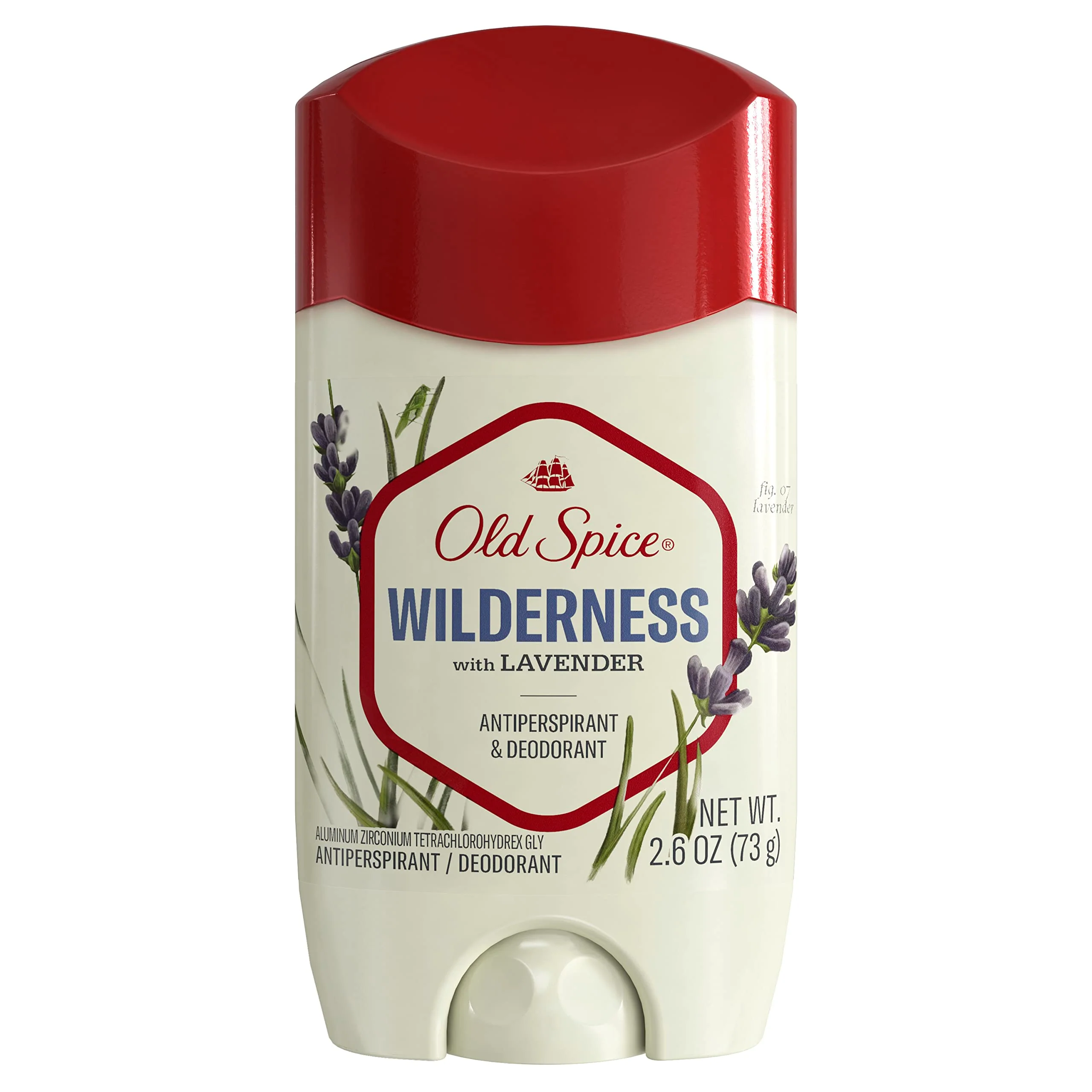 Long-Lasting Old Spice Antiperspirant Deodorant for Men Inspired by Nature Wilderness With Lavender Invisible Solid 2.6 oz Carefully Designed