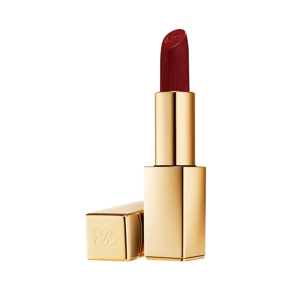 High-End Estée Lauder Pure Color Long-Lasting Matte Lipstick for Women with Matte Finish Plumping Nourishing 0.12 Ounce 888 Power Kiss Lightweight