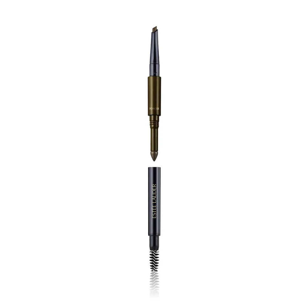Proven Estée Lauder The Brow Multi-Tasker 3-in-1 Tool Eyebrow Pencil Powder and Brush 04 Dark Brunette Environmentally Friendly