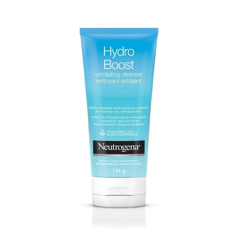Trusted Neutrogena Hydro Boost Exfoliating Cleanser 5 Ounce 147ml Soft