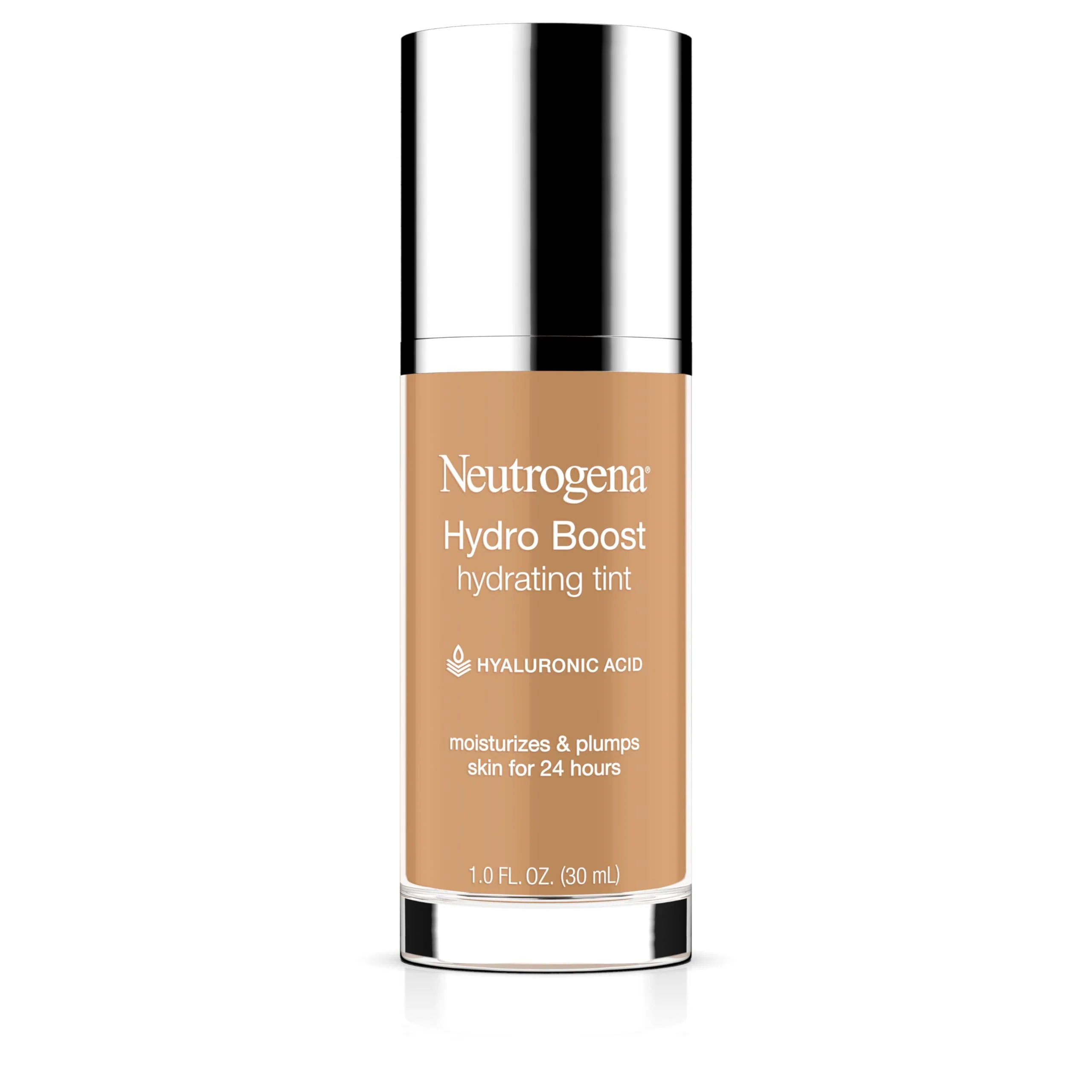 Consistent Neutrogena Hydro Boost Hydrating Tint Foundation Makeup for Dry Skin with Hyaluronic Acid Lightweight Oil- Water Gel Non-Comedogenic 85 Honey Comfortable