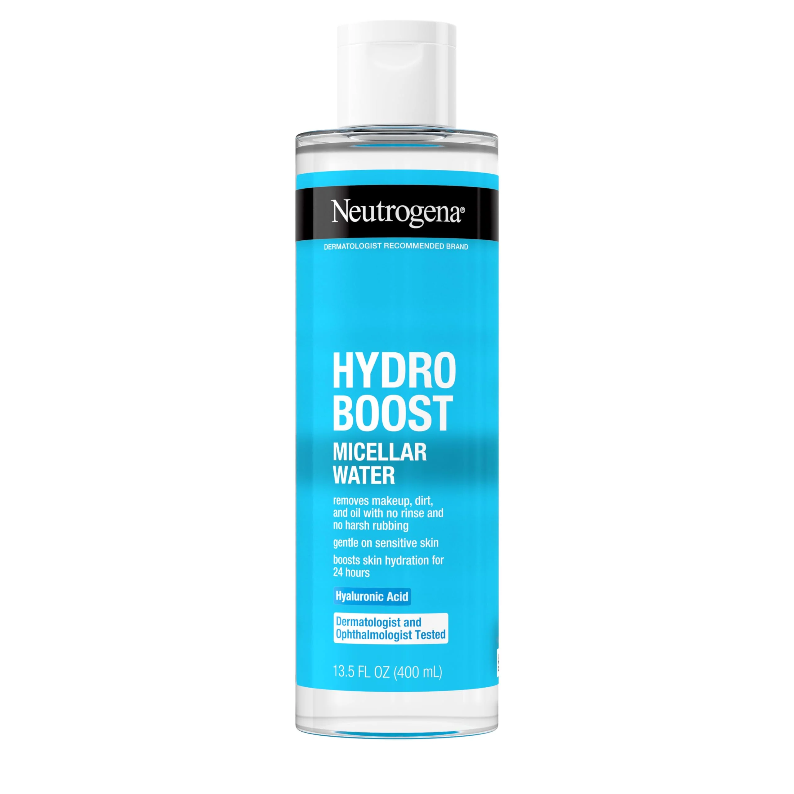 Versatile Neutrogena Hydro Boost Micellar Water with Hyaluronic Acid Micellar Cleansing Water for Sensitive Skin Removes Makeup Dirt Oil Alcohol- Casual
