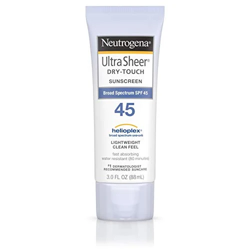 Official Neutrogena Ultra Sheer Dry-Touch Sunscreen SPF 45 3 Fl Oz Lightweight