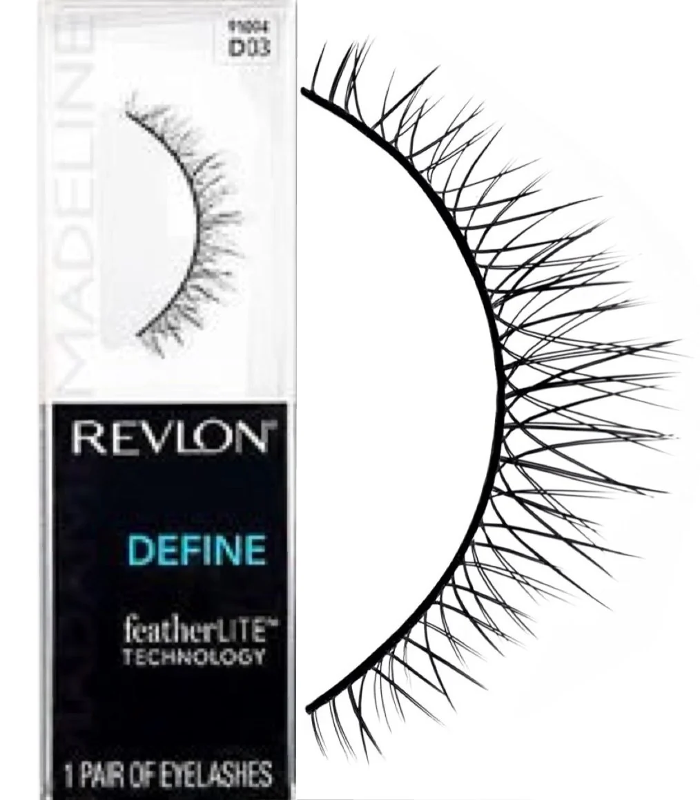 Secure Pack of 2-Revlon FeatherLITE DEFINE Lash-D03 Dependable