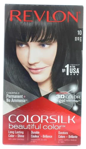Versatile Revlon Colorsilk Beautiful Colour Hair Colourant 10 Black by Revlon Certified