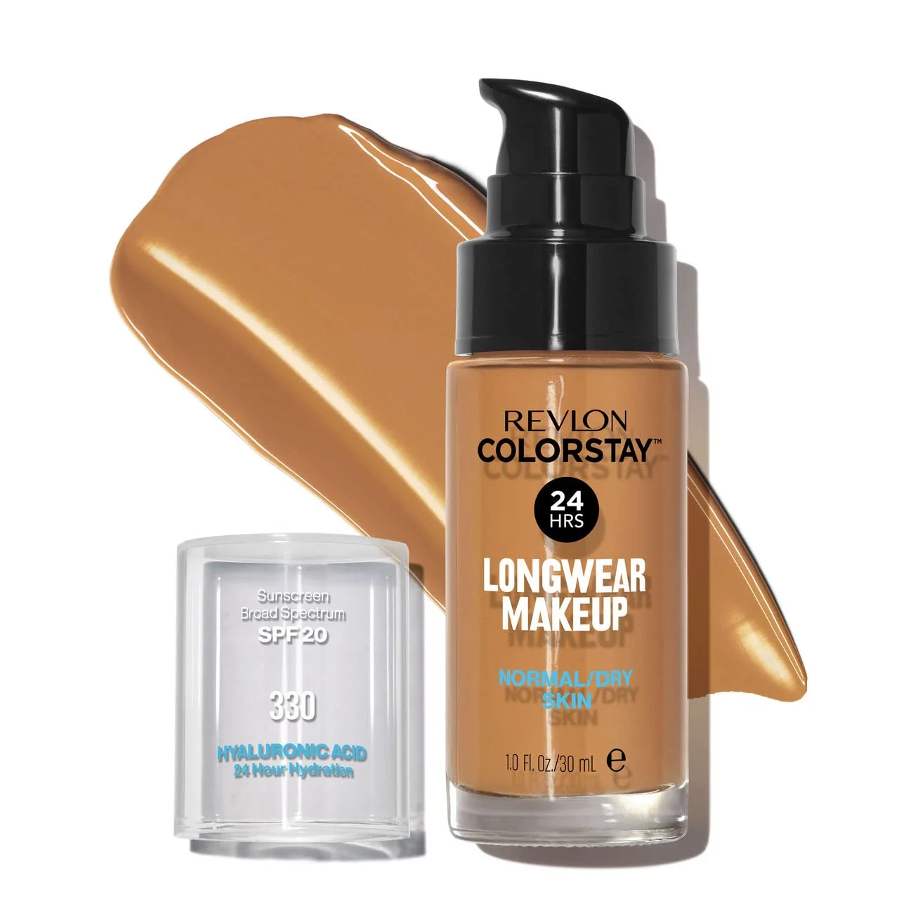 Unique Revlon Colorstay SPF 20 Makeup Foundation for Normal Dry Skin Natural Tan 1 Ounce Breathable