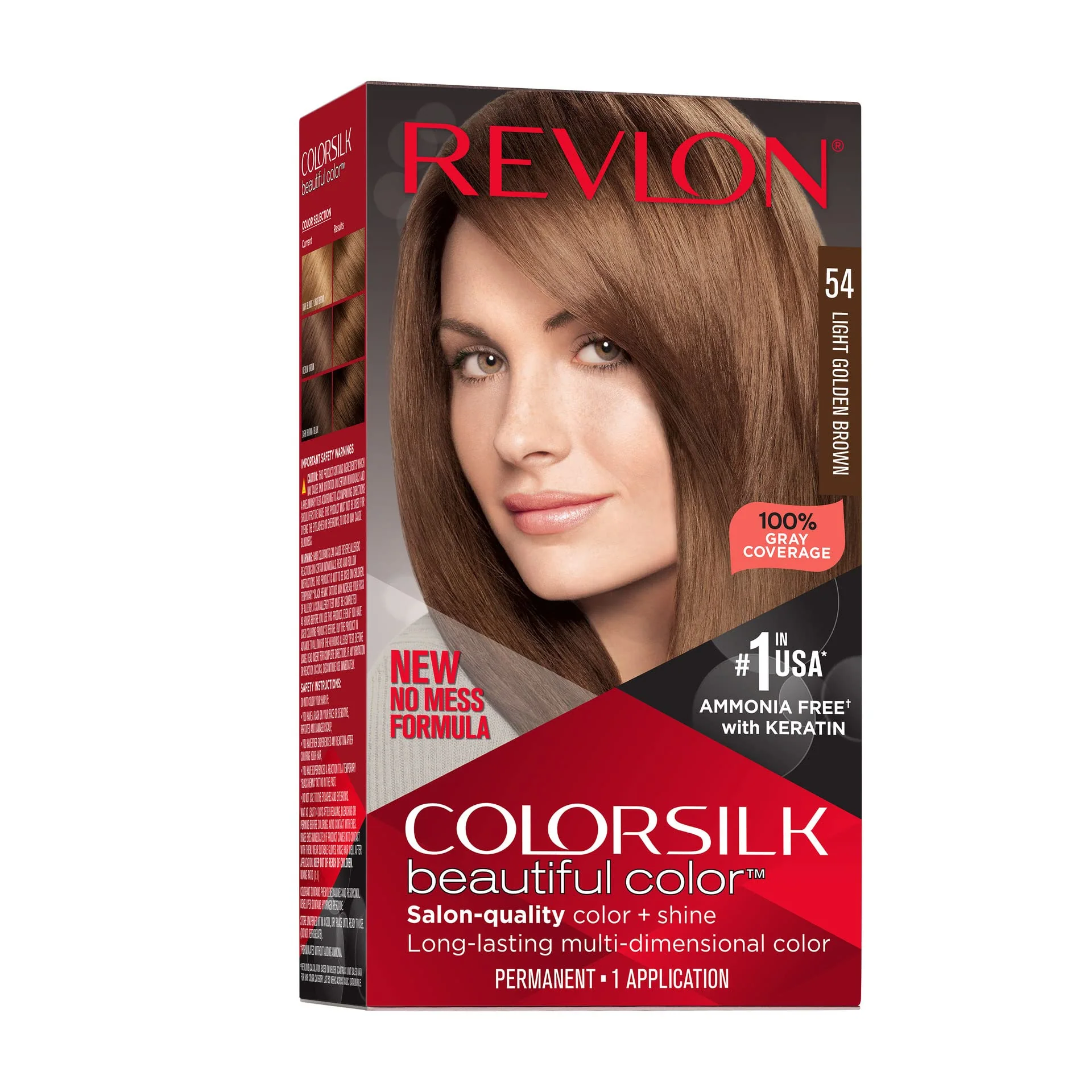 Effective REVLON New 807453 Color Silk 54 Lght Golden Brown 6-Pack Hair Care Whole Bulk Health and Beauty Hair Care 6 Opening6 Artisan
