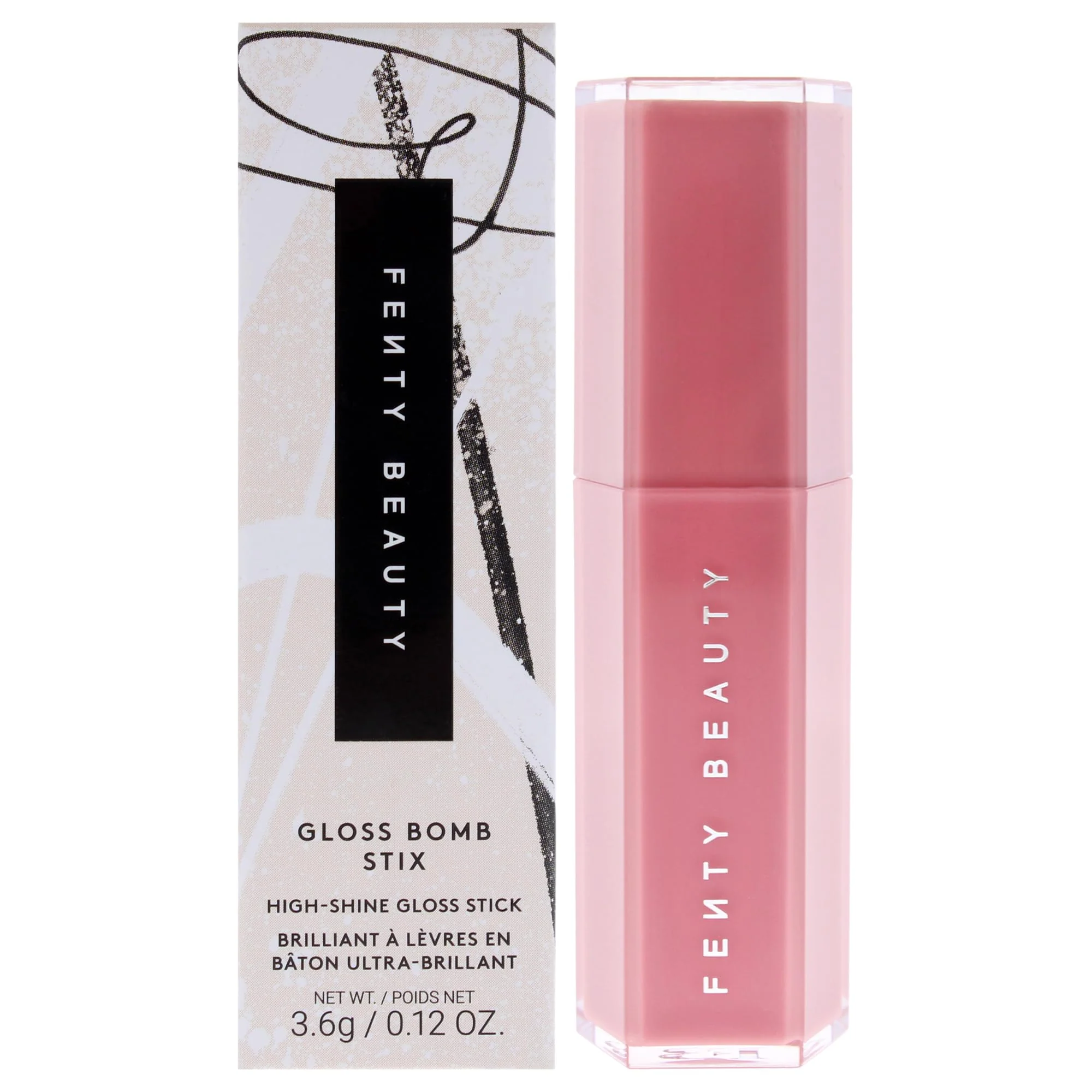 Fast Gloss Bomb Stix High Shine Gloss - 04 Is It Fussy by Fenty Beauty for Women - 0.12 oz Lipstick Fashionable