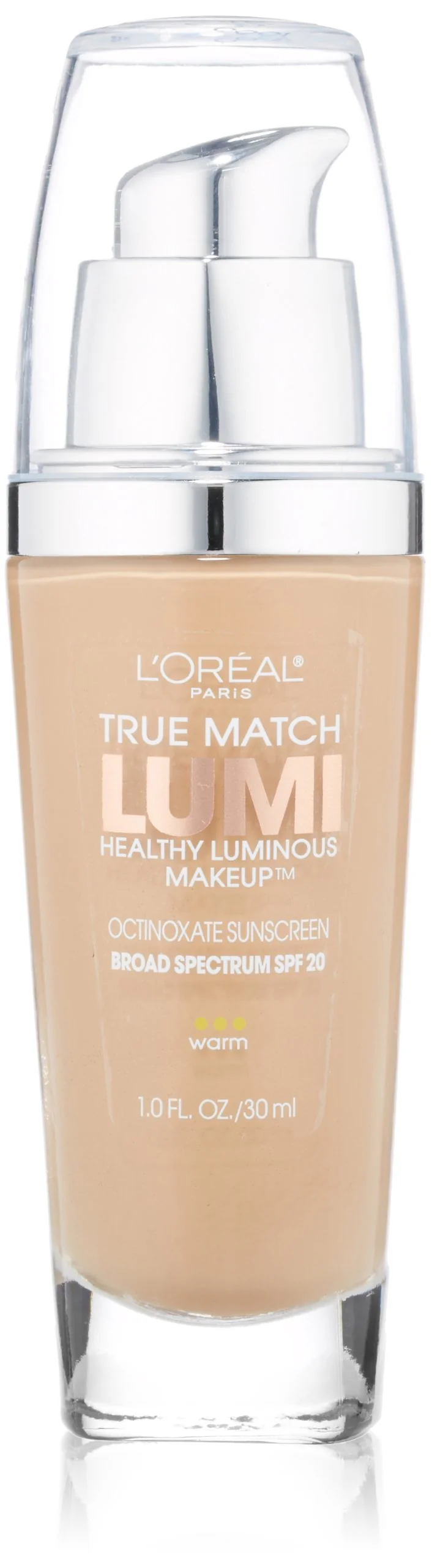 Smooth L'Oréal Paris True Match Lumi Healthy Luminous Makeup W4 Natural Beige 1 fl. oz. Official