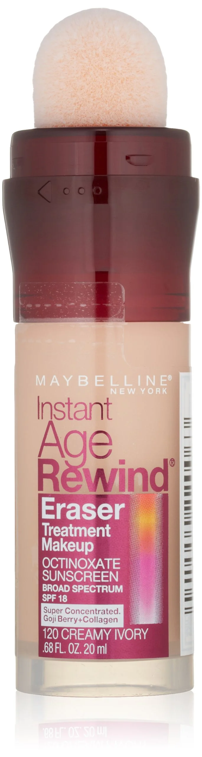 Long-Lasting Maybelline Instant Age Rewind Eraser Treatment Makeup Creamy Ivory 0.68 fl. oz. Crafted