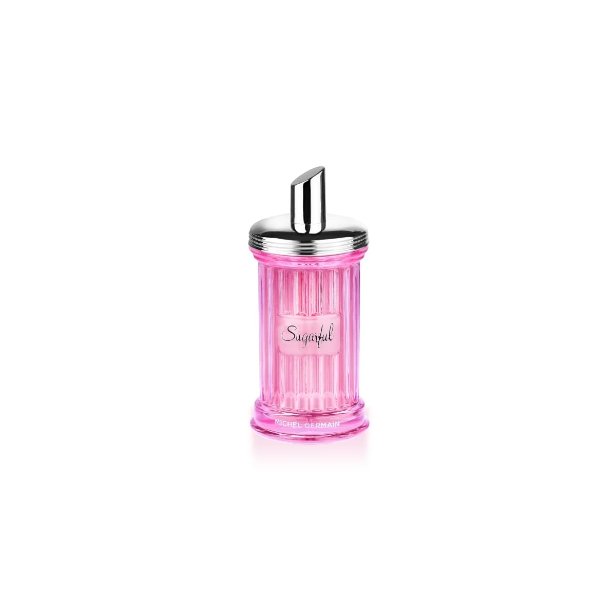 User-Friendly Michel Germain Sugarful Eau de Parfum Notes of Wild Strawberry Pink Peony Pink Cotton Candy Vanilla 1.4 Fl Oz Reusable