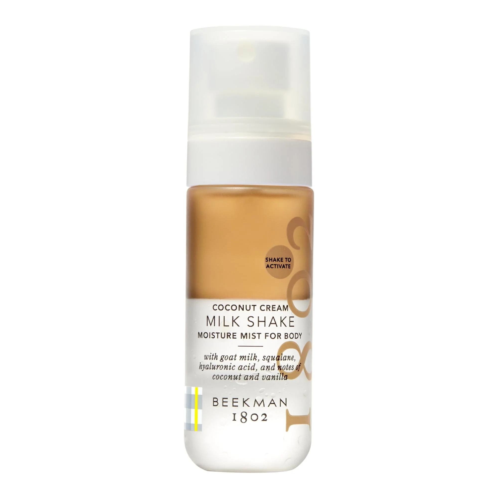 Trendy Beekman 1802 Milk Shake Hydrating Body Mist - Alcohol- Moisture with Goat Milk Hyaluronic Acid Squalane Lightweight Skin Softening Spray Minimalist