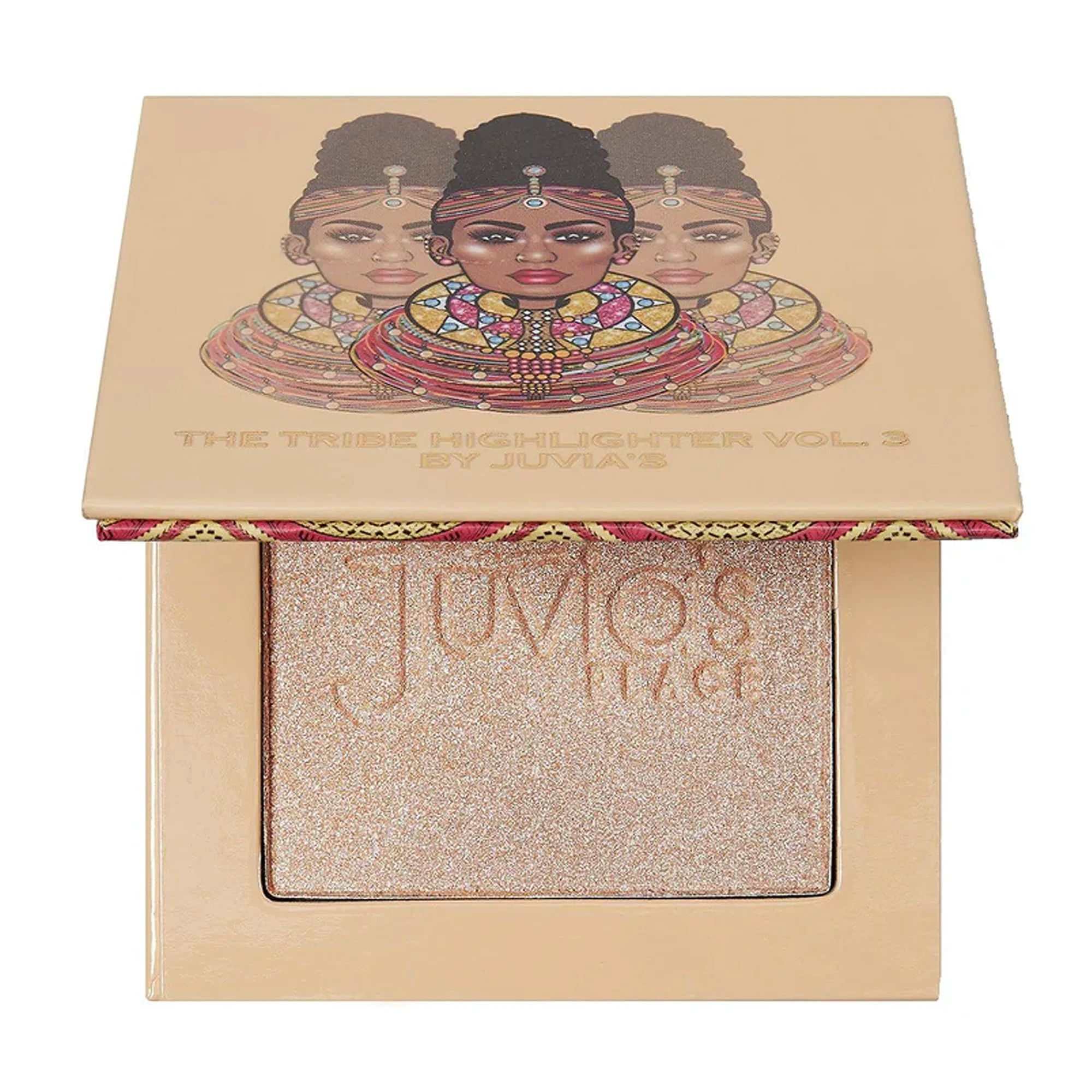Luxury Juvia's Place - Tribe Highlighter Vol. 3 - Glow Highlighter Face Makeup Powder - Shimmering Glow Finish for cheekbones Radiant Mineral Fine Crafted