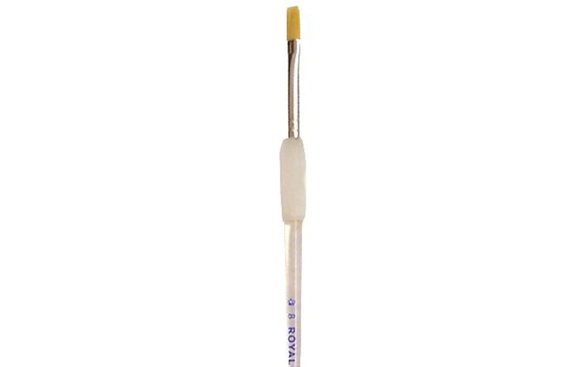 Exclusive Soft-Grip Golden Taklon Shader Brush-Size 8 Fabric Smart