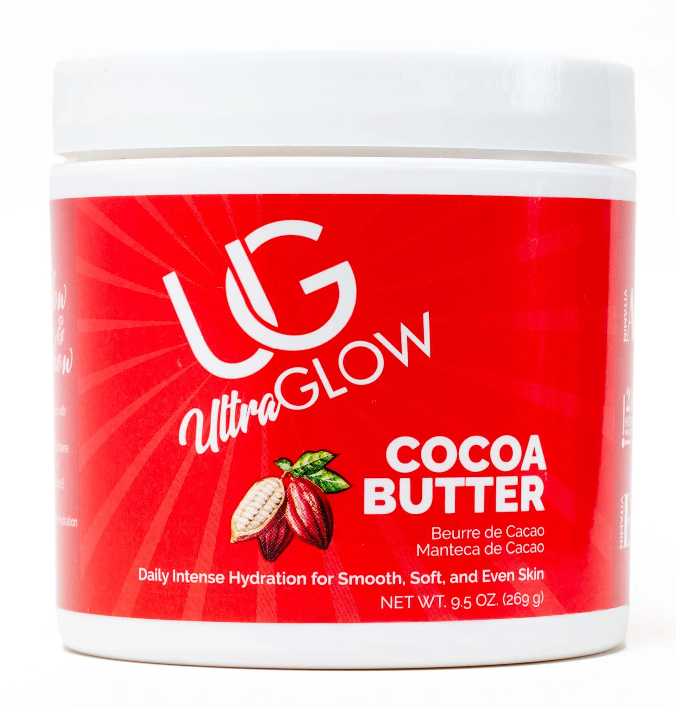 Eco-Friendly UltraGlow Cocoa Butter 9.5 oz Pack of 2 Genuine