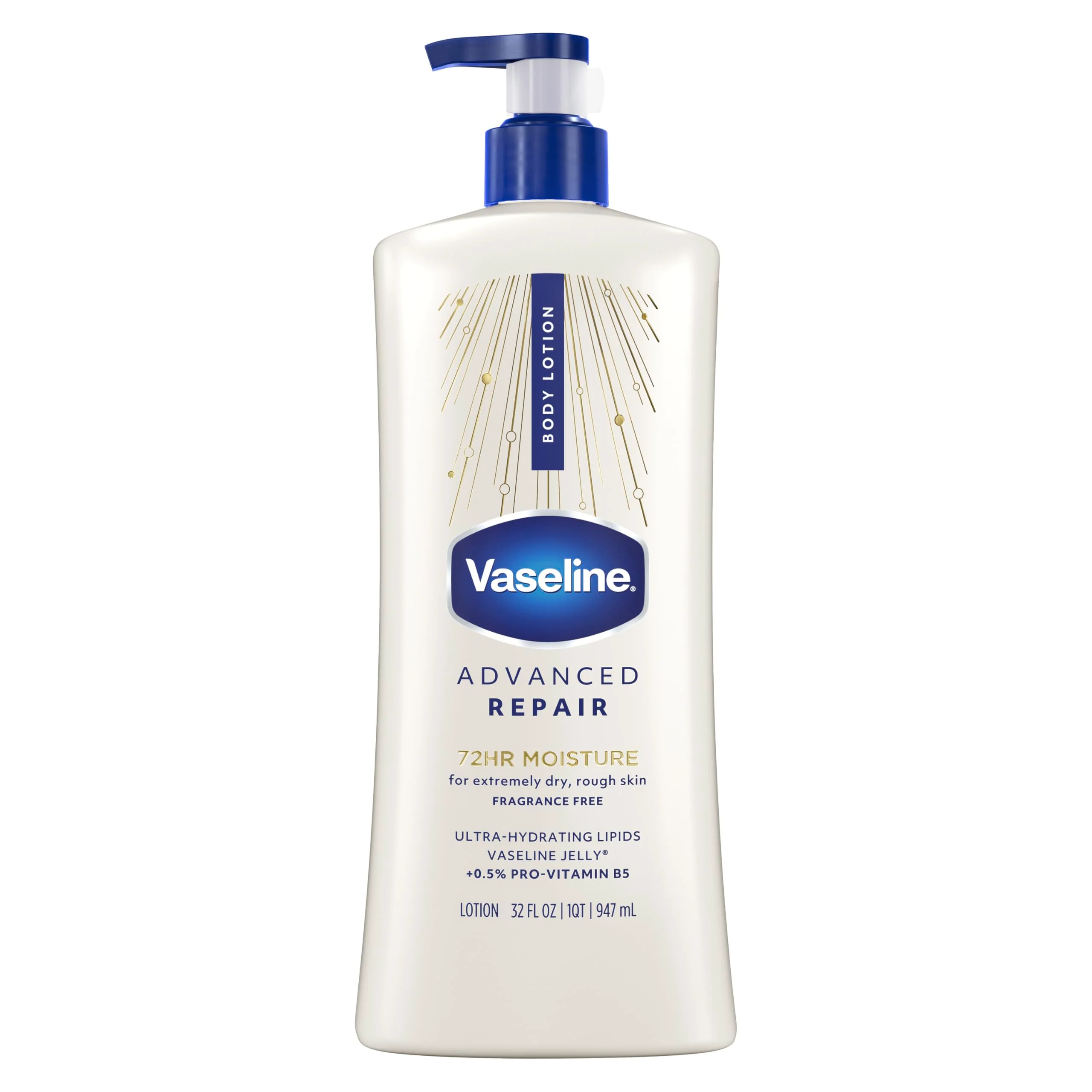 Reusable Vaseline Intensive Care Body Lotion Advanced Repair Unscented for Dry Skin Lotion Made with Ultra-Hydrating Lipids Vaseline Jelly to Repair Fine Crafted