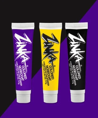 Original Design Zinka Team Face Paint and Sun Block - Balitmore - Yellow Purple Black Crafted