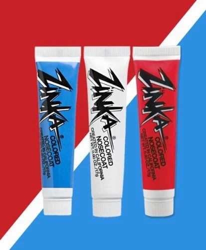 Relaxed Zinka Team Face Paint and Sun Block - New York - Blue Red White High-End
