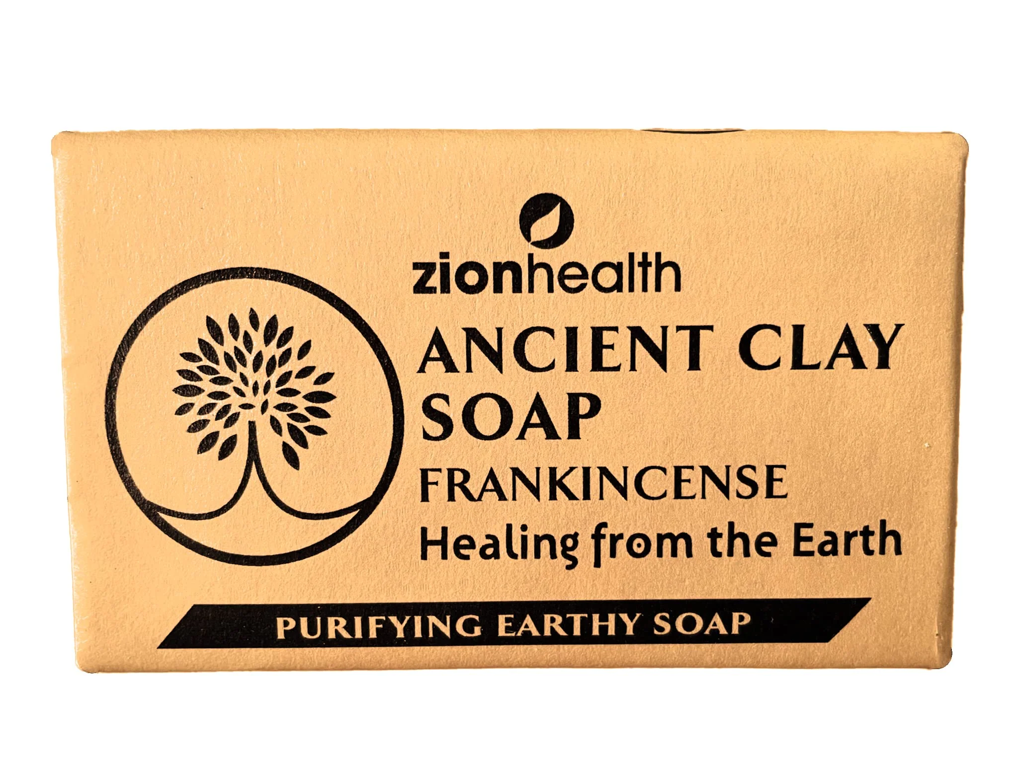 Official Zion Health Clay Soap Frankincense 6 oz Bar Soap Exclusive