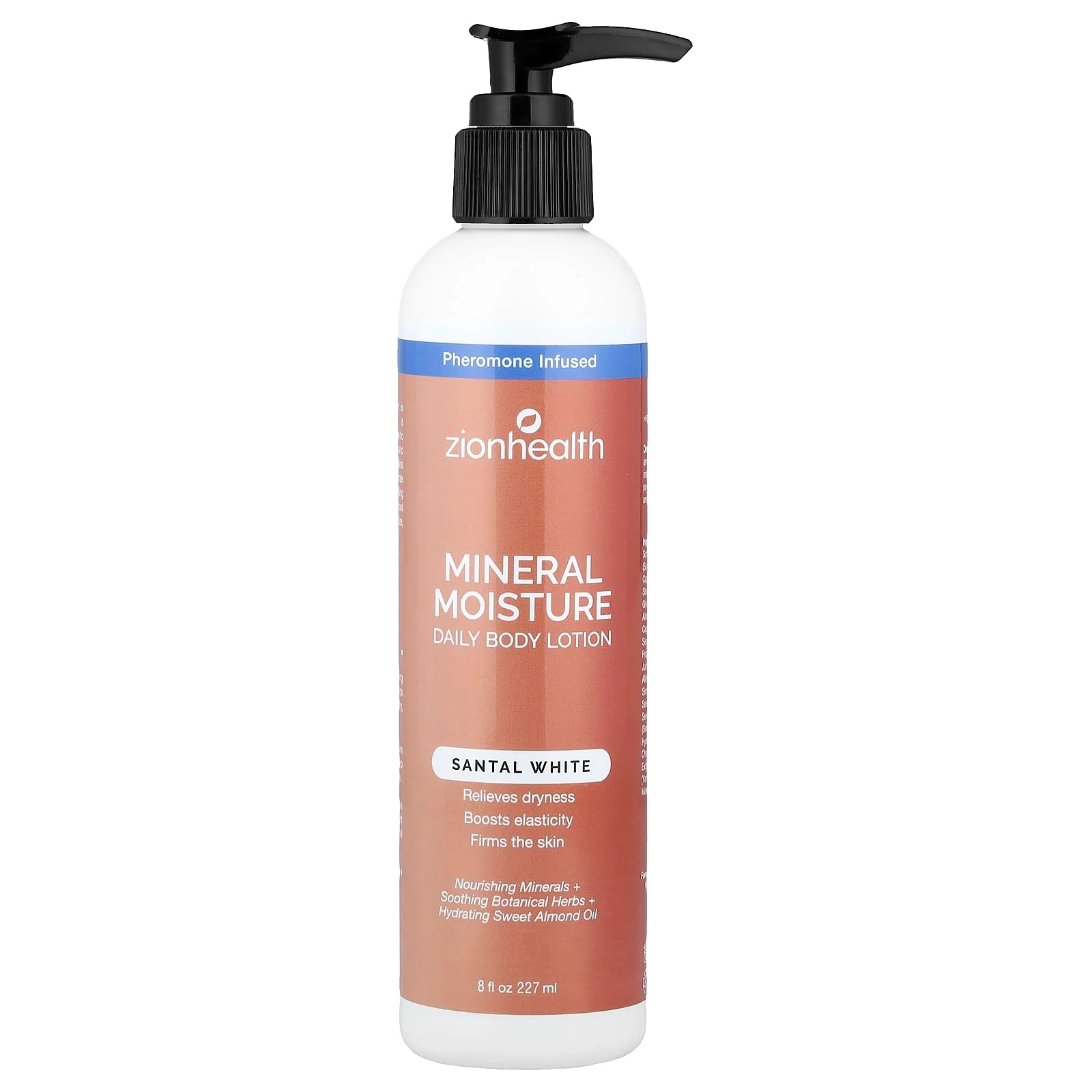 Next-Generation Zion Health Mineral Moisture Daily Body Lotion Santal White 8 fl oz 227 ml Relaxed