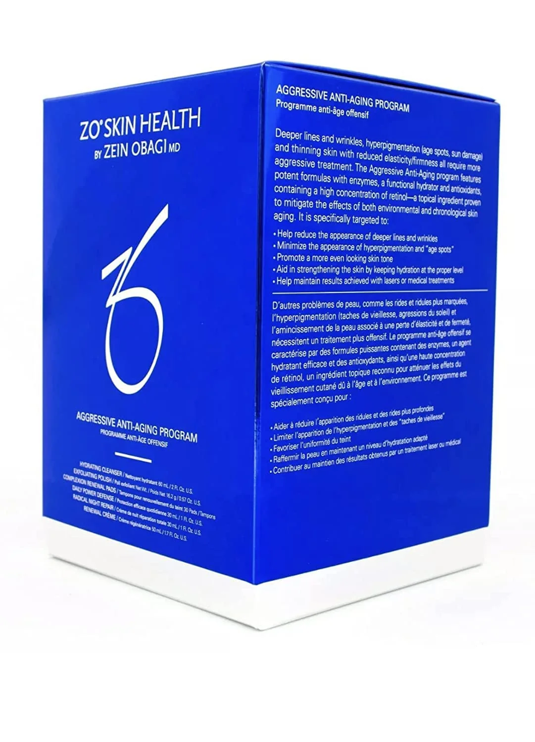 Green ZO Skin Health Exfoliating Aggressive Anti-Aging Program Healthy