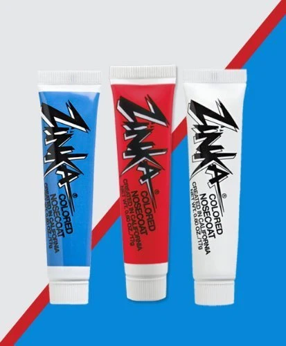 Trusted Zinka Team Face Paint And Sun Block - New York - White Red Blue Environmentally Friendly