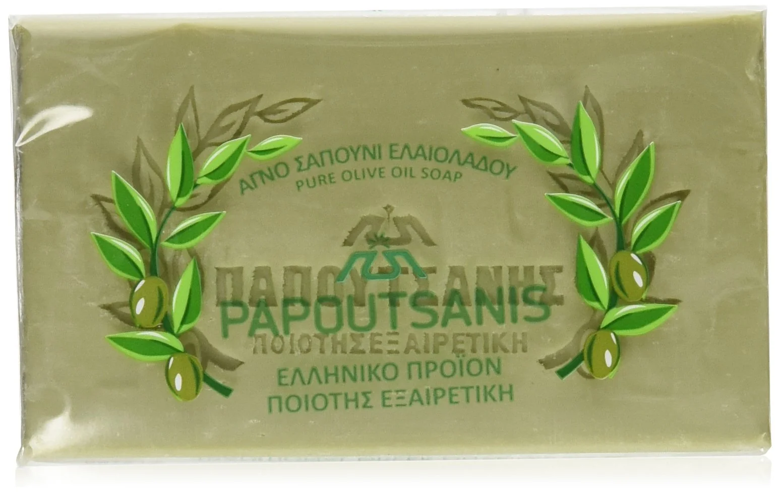 Fashionable Olive Oil Soap Papoutsanis CASE 6 x 125g Carefully Designed