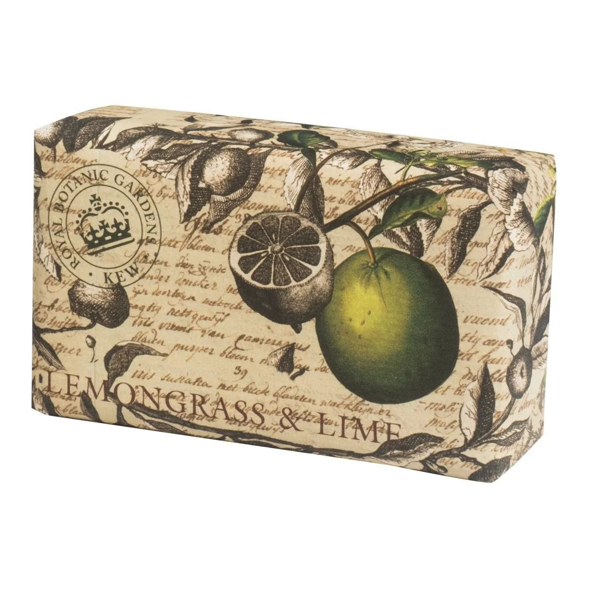 Fine Crafted Royal Botanical Gardens Kew Lemongrass Lime Shea Butter Soap 240g Professional