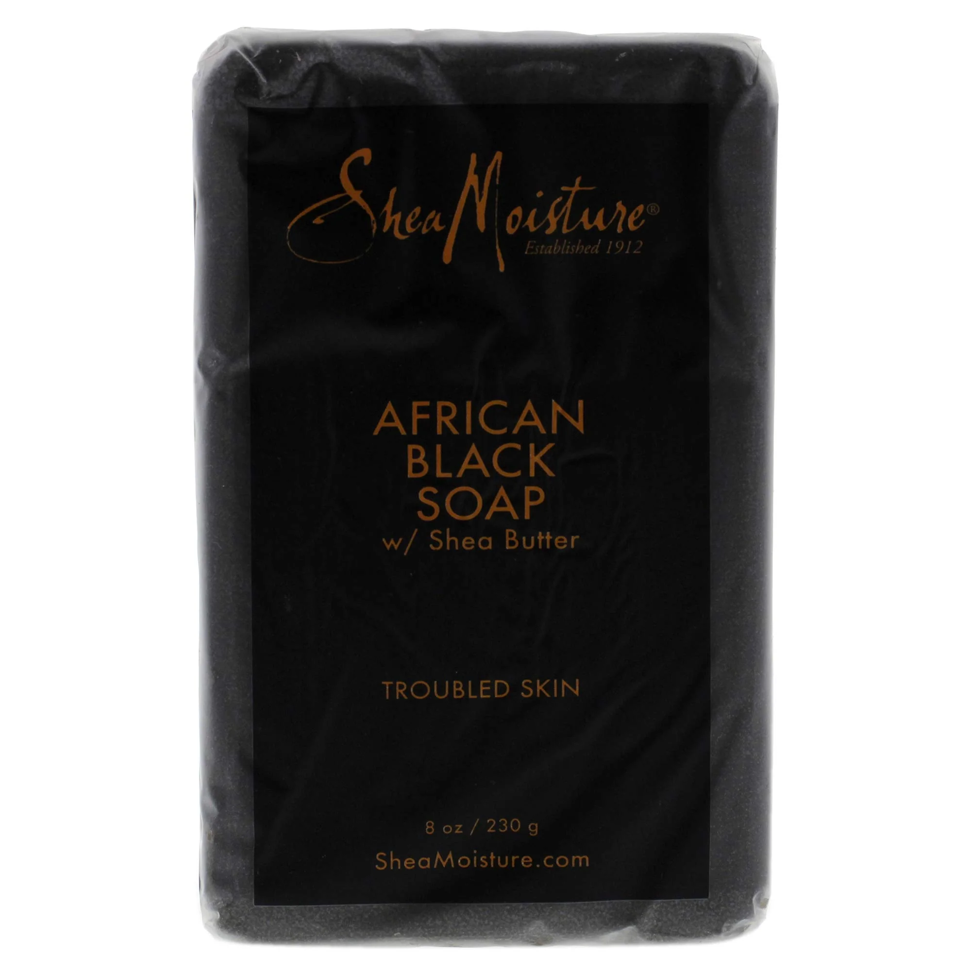 Modern Shea Moisture African Black Soap Bar Acne Prone Troubled Skin 8 Ounce Prestigious