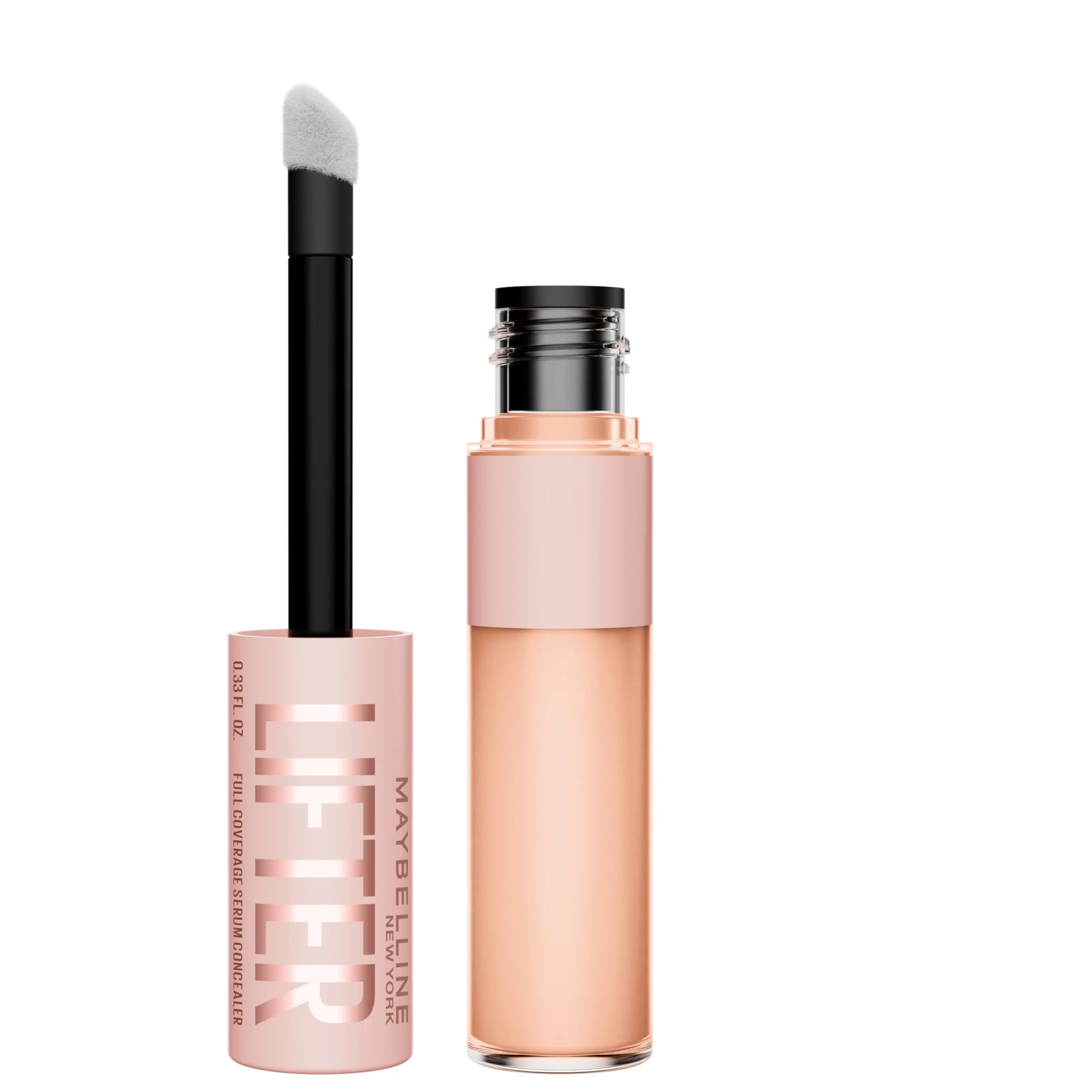 Quality Maybelline Lifter Serum Concealer Radiant Concealer with Full Coverage Includes 2 Peptides Caffeine to Hydrates Brightens Under Eyes 20 1 Elegant