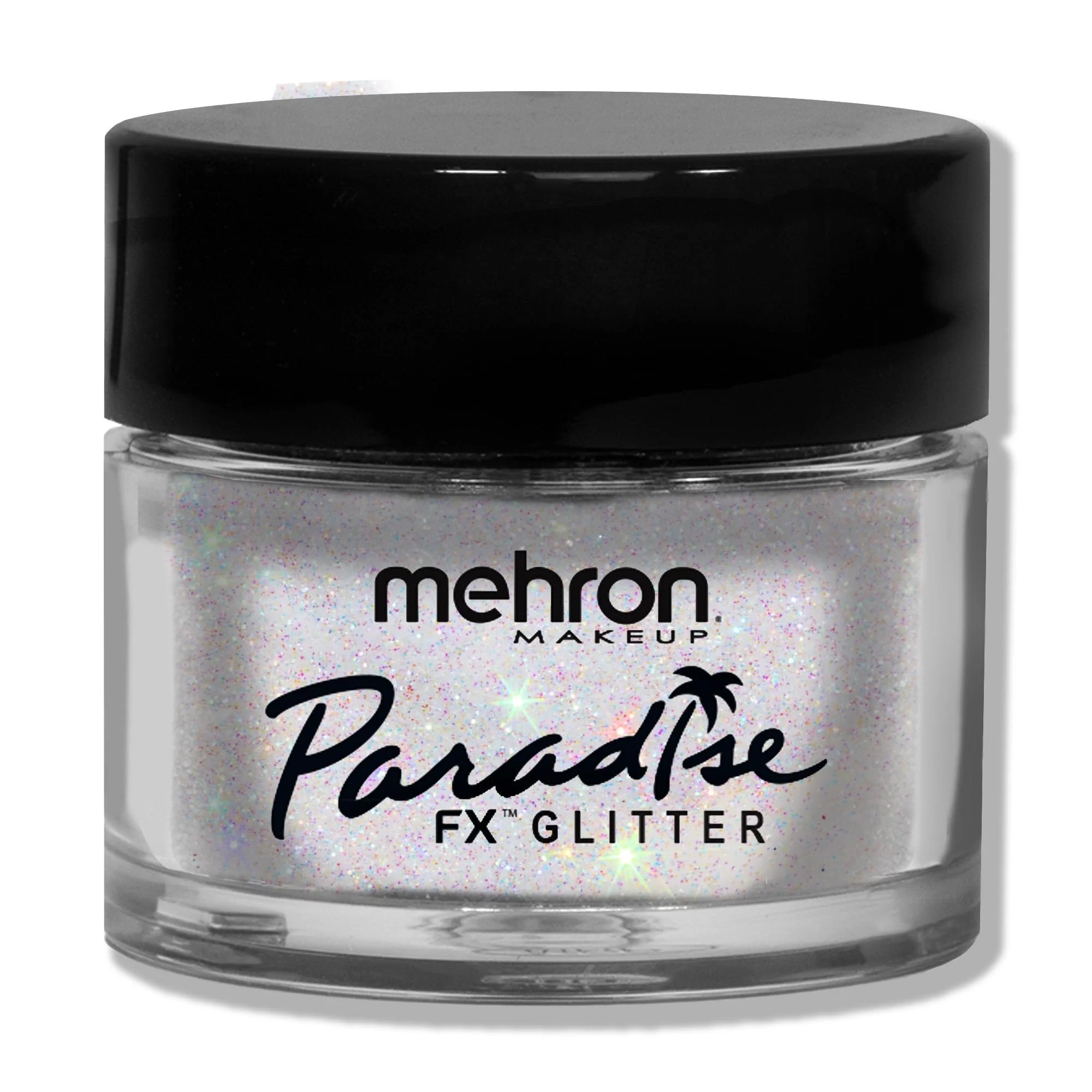 Detailed Mehron Makeup Paradise Glitter FX Professional Cosmetic for Makeup Art Vibrant Shimmering Loose Glitter .25 oz 7 g White High-Performance