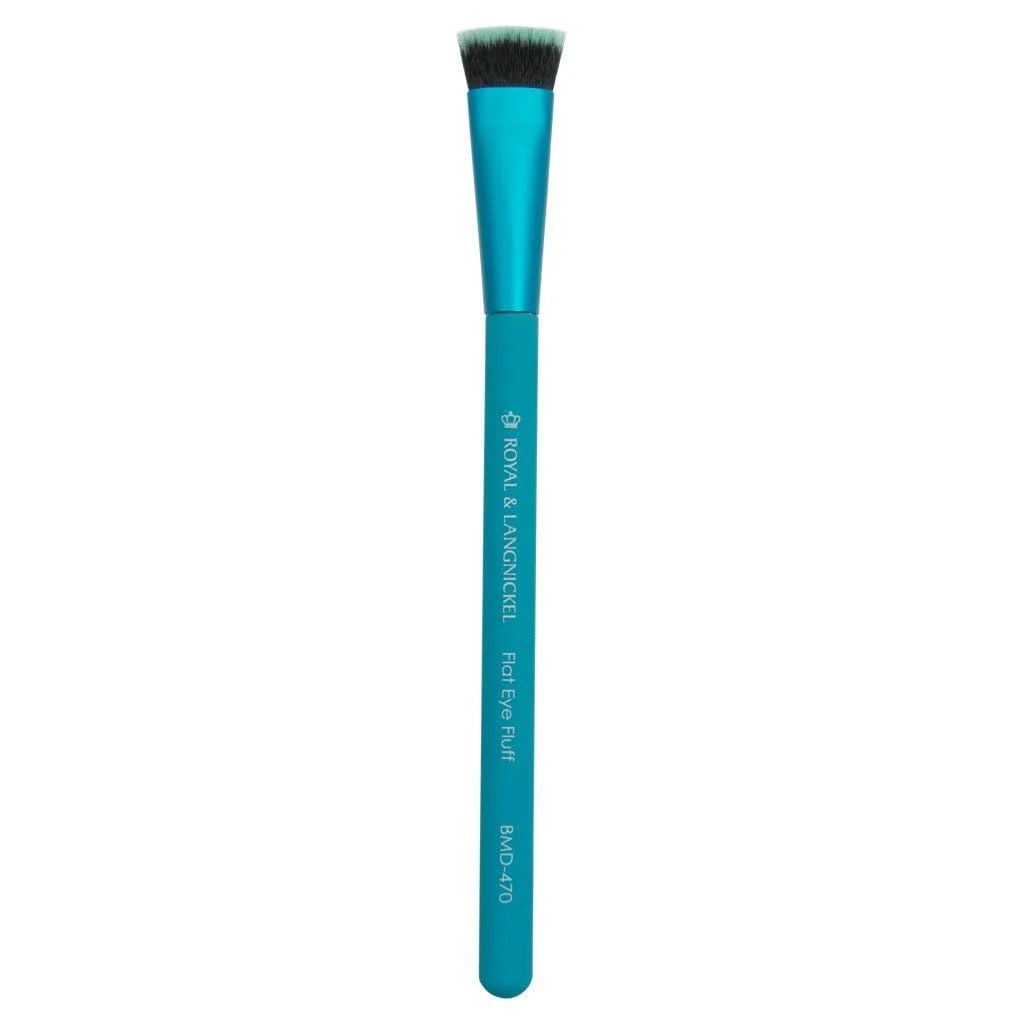 High-Quality MODA Brush Flat Eye Fluff Makeup Brush - Soft Blending Brush for Eyeshadow Crease Detail Work Vegan Cruelty- Enhanced