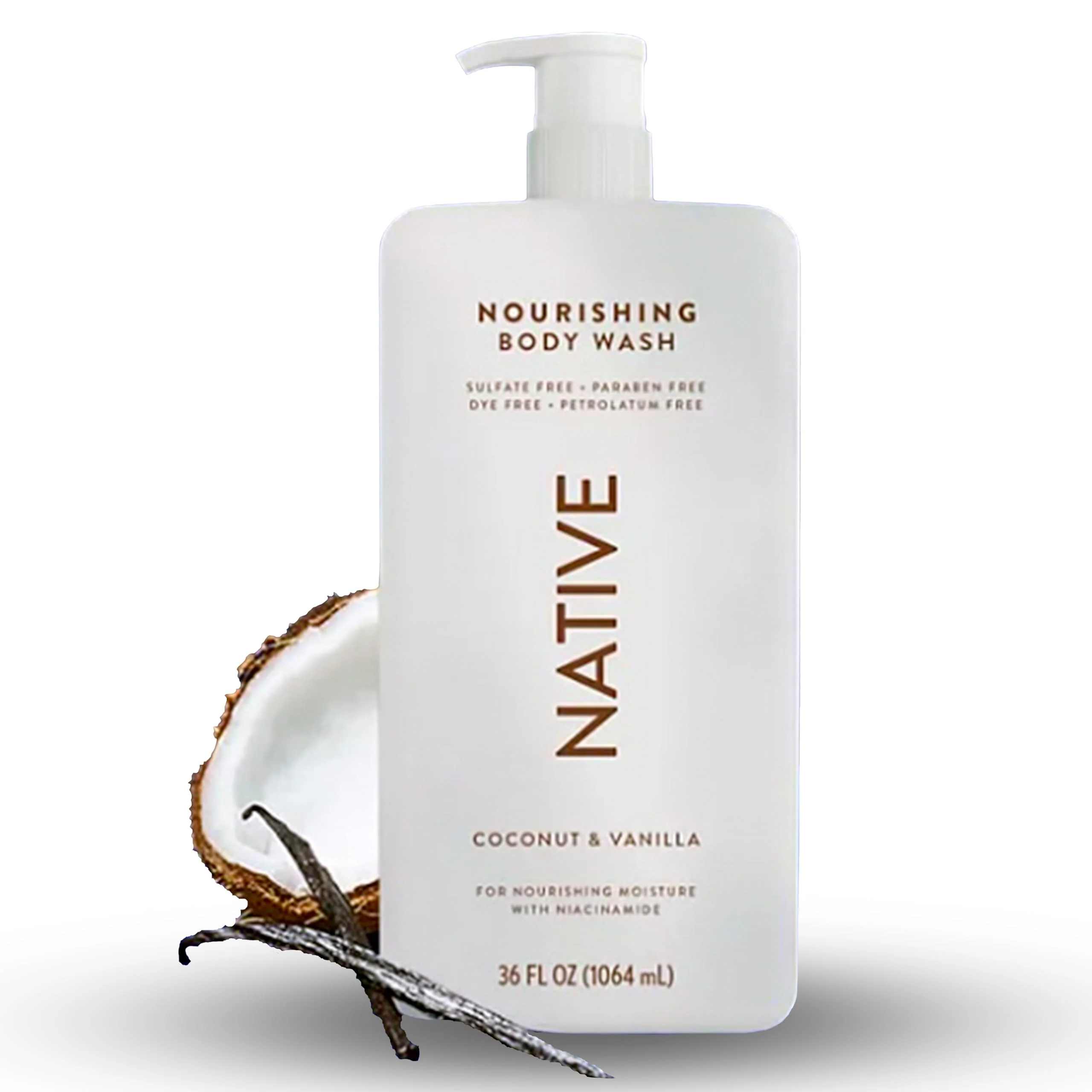 Versatile Native Body Wash - Coconut Vanilla - Sulfate - 36 Fl Oz Selected