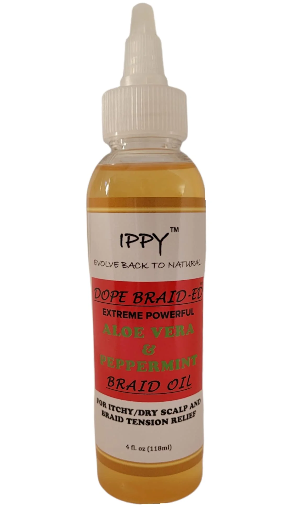 Practical IPPY DOPE BRAID ED ALOE VERA PEPPERMINT BRAID OIL 4oz Quality
