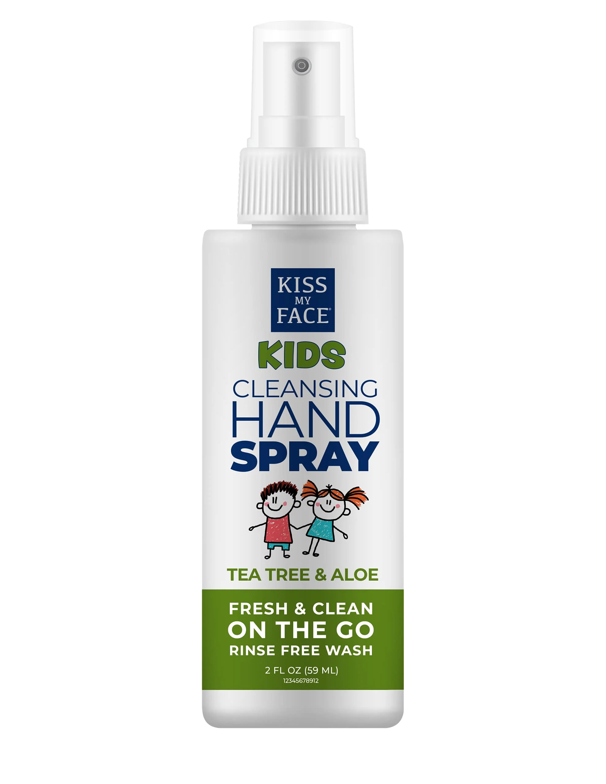 Traditional Kiss My Face Cleansing Spray Kids Hand 2 Fl Oz Organic