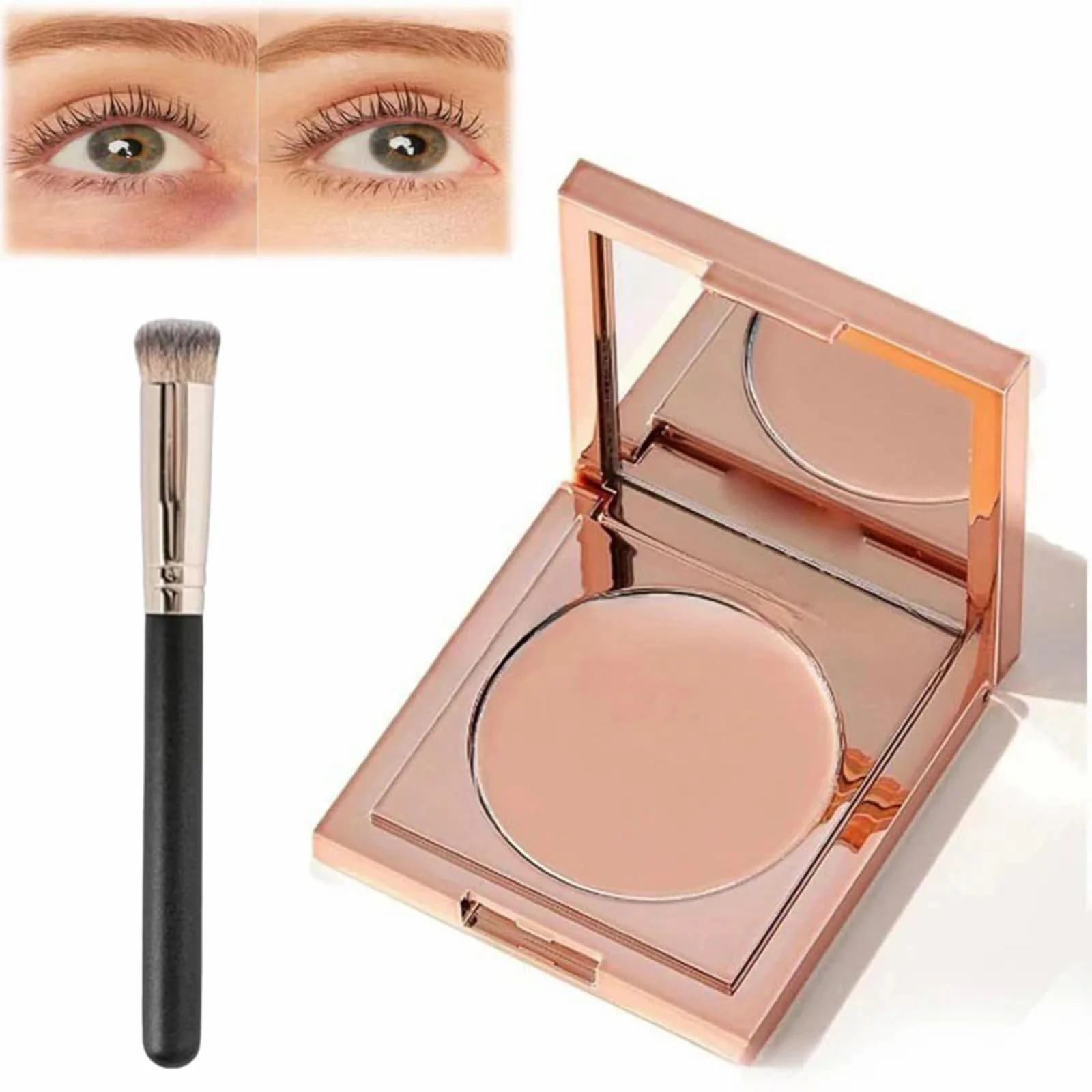 Easy-to-Use Luhaka Colored Clay Cc Undereye Corrector Under Eye Concealer Concealer For Older Women For Covering Dark Circles And Facial Blemishes With Brush Fast