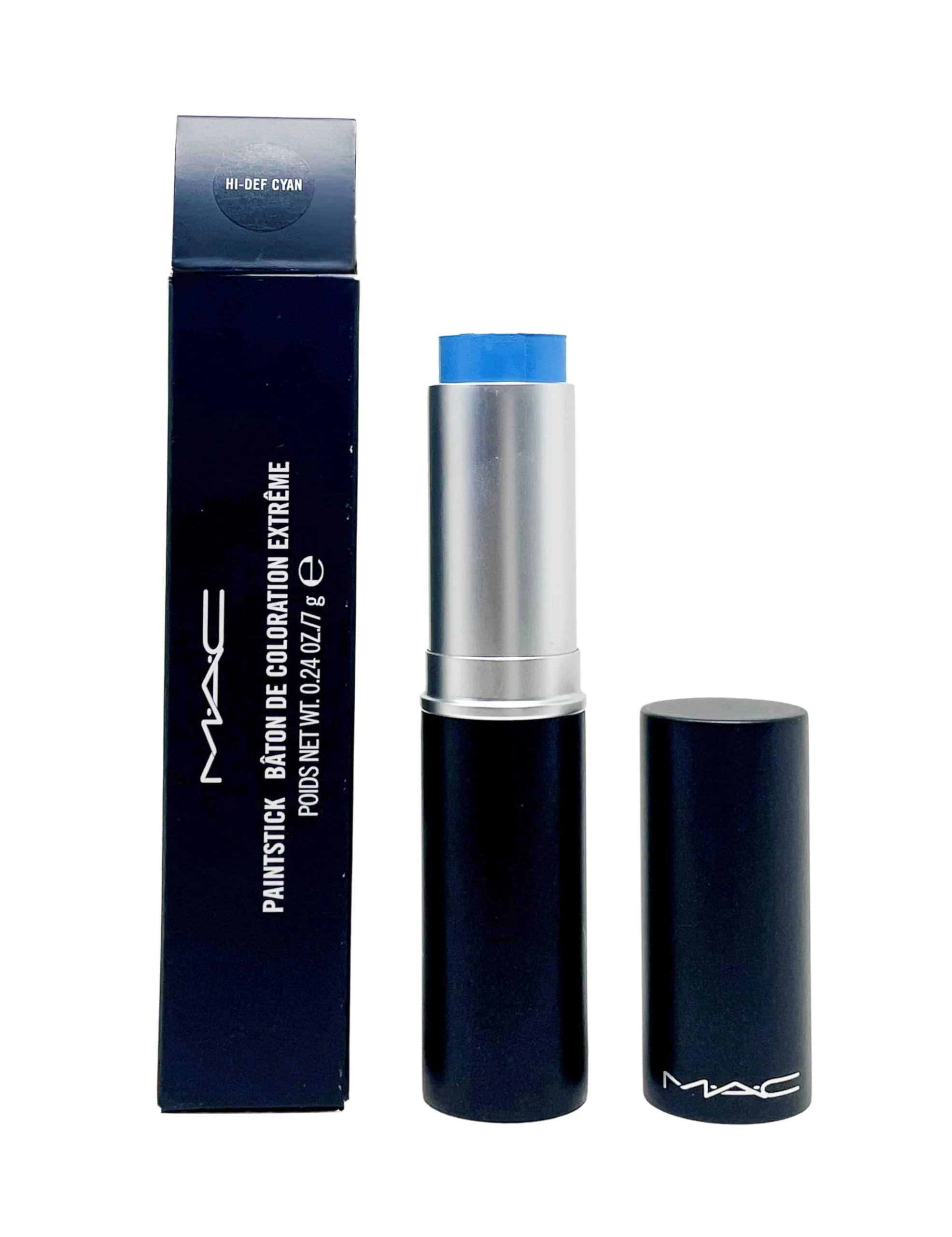 Pure M.A.C Cosmetics Paintstick - Hi-Def Cyan Blue .24 Oz 7g Certified