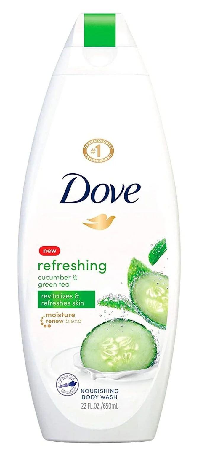 Fashionable Dove go fresh Body Wash Cucumber and Green Tea 22 oz Pack of 6 Practical