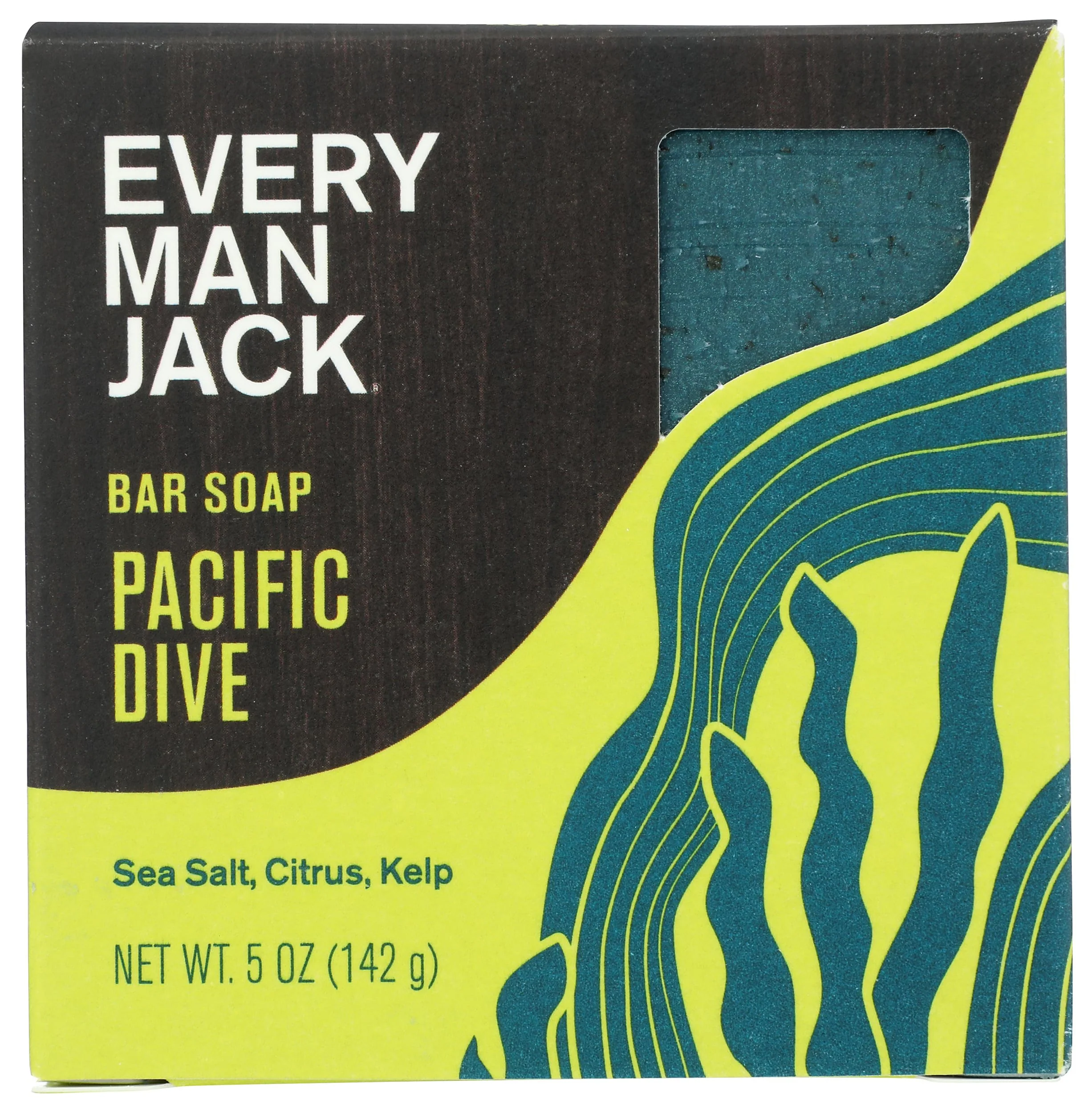Soft Every Man Jack Soap Bar Cold Plunge Dive Pacific 5 Ounce Authentic