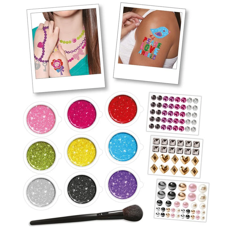 Comfortable Fashion Angels Body Glitter Kit 11843 Reusable