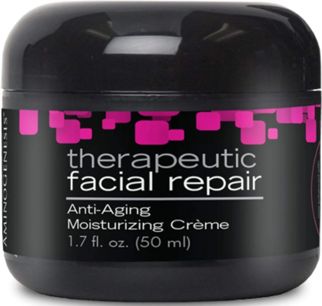 Flexible AminoGenesis Therapeutic Facial Repair w SYTHE'6 1.7 oz Anti Aging Moisturizer Peptide Amino Acids Collagen Elastin Wrinkle Dark Spot Dry All Reliable