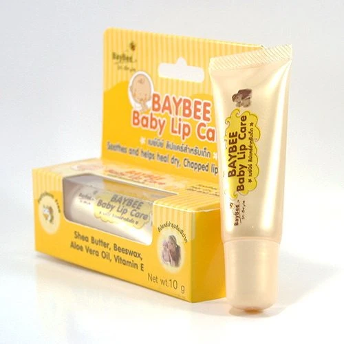 Luxury Baybee Petroleum Baby Lip Care 0.35 Oz Tube 10g Petroleum Soothes and Helps heal Dry Chapped Lips and Cheeks Ingredient of Shea High-Grade