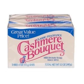Comfortable Cashmere Bouquet Vintage Soap. 3 Bars. DISCONTINUED Premium Material