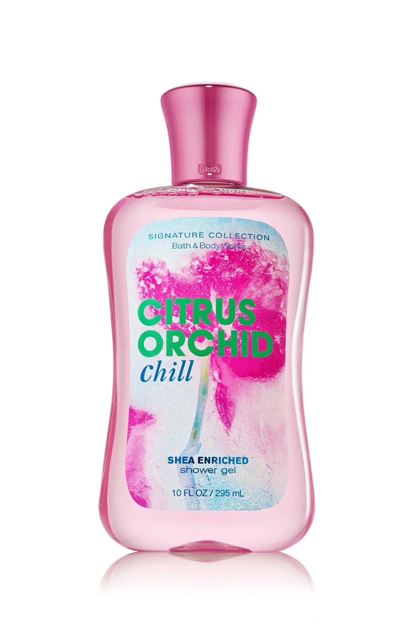 Organic Citrus Orchid Chill Shea Enriched Shower Gel 10 Fl Oz Bath and Body Works Recyclable